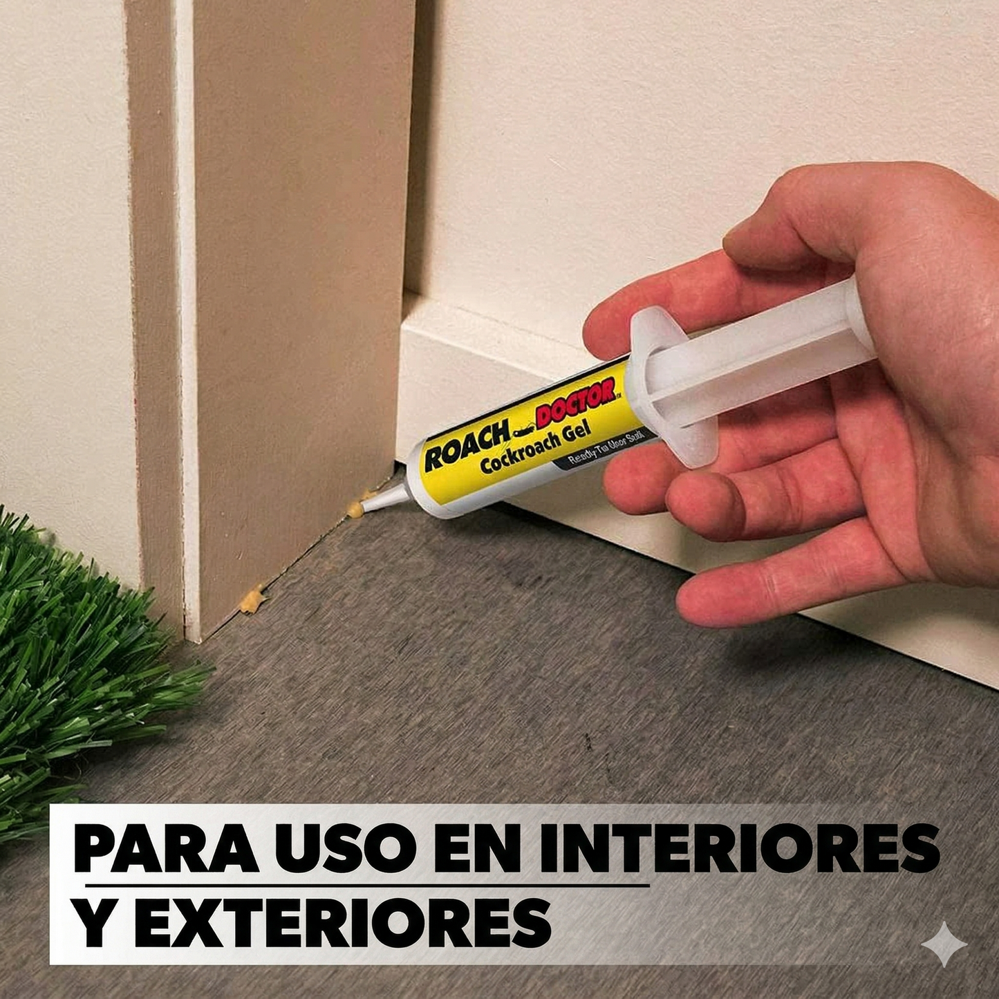 GEL MATA CUCARACHAS - ROACH DOCTOR - Elimina la Plaga desde la Raíz, Fácil y Sin Esfuerzo