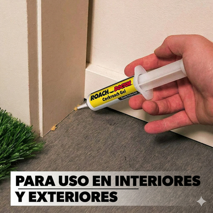 GEL MATA CUCARACHAS - ROACH DOCTOR - Elimina la Plaga desde la Raíz, Fácil y Sin Esfuerzo