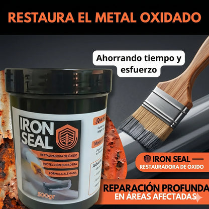 IRON SEAL RESTAURADOR DE ÓXIDO 🔧 — Elimina el óxido y protege el metal con una sola aplicación