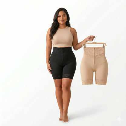 FAJA SHORT LEVANTA COLA CON CIERRE 👑 — Cintura definida, cola levantada y abdomen plano desde el primer uso
