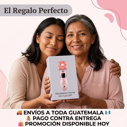 MASAJEADOR FACIAL ELÉCTRICO 4 EN 1 ✨ — Lifting, firmeza y piel luminosa desde tu casa sin gastar en spa