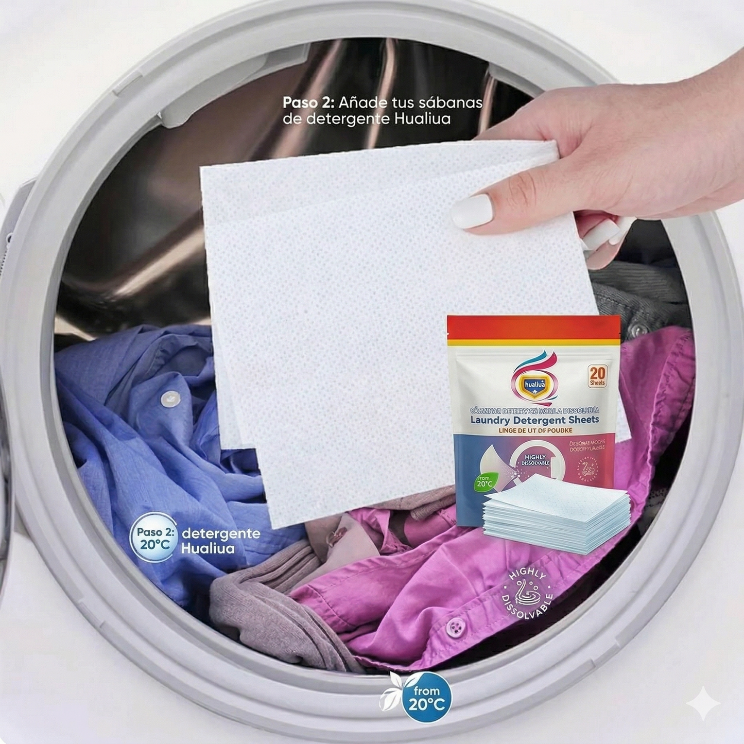 👕✨ LÁMINAS DE DETERGENTE PARA LAVANDERÍA – LIMPIEZA FÁCIL Y SIN ENREDOS ✨👕