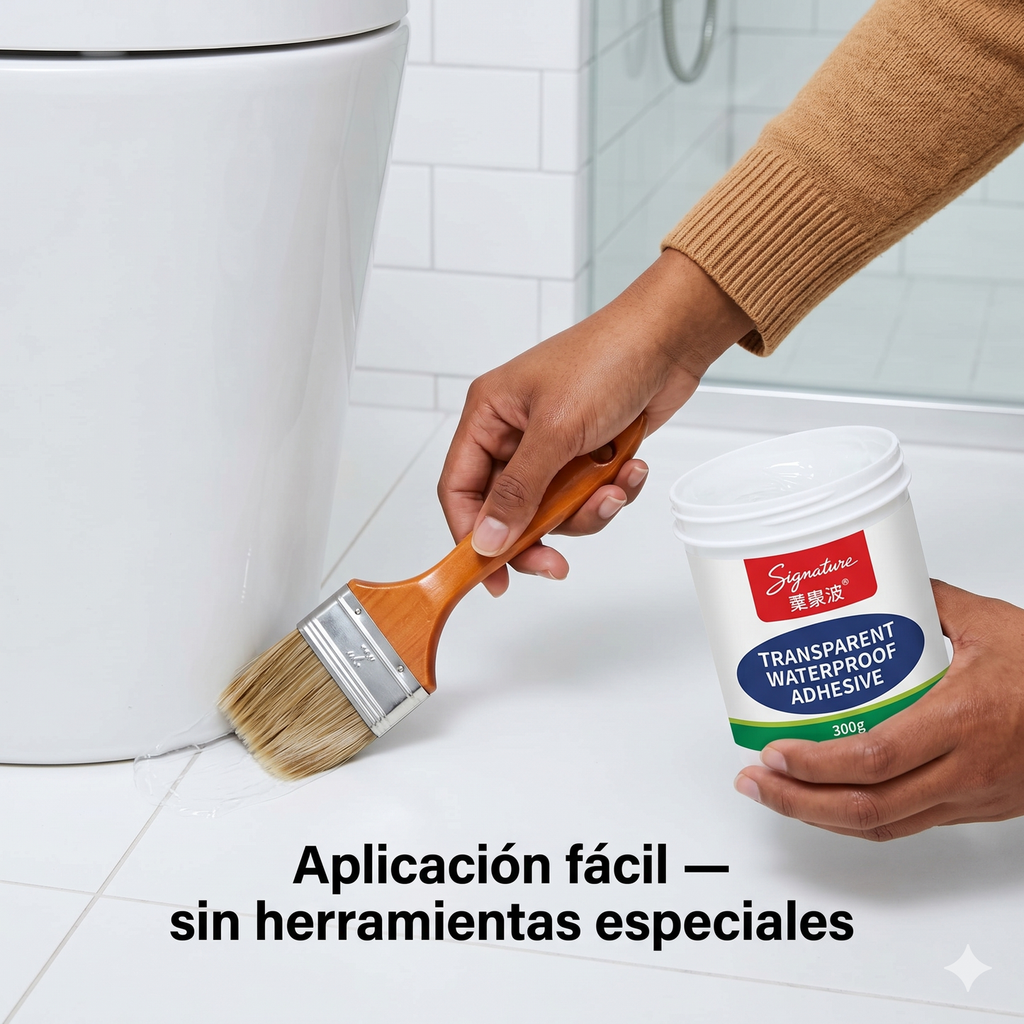 SELLADOR IMPERMEABILIZANTE TRANSPARENTE 🏠 — Sella goteras, grietas y filtraciones al instante sin albañil