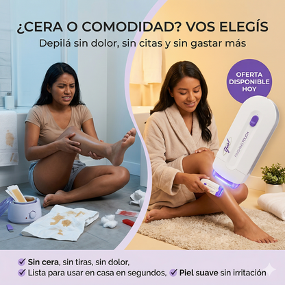 DEPILADORA YES! FINISHING TOUCH 💜 — Elimina el vello al instante, sin dolor, sin cortes y sin salón