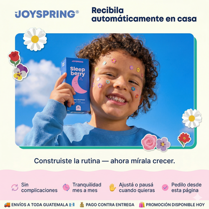 GOTAS SLEEPBERRY PARA NIÑOS 🌙 — Apoya la rutina de descanso nocturno de forma natural, sin azúcar y sin alcohol