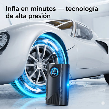 COMPRESOR DE AIRE PORTÁTIL 12V 🚗 — Inflá tus llantas en minutos sin depender de talleres ni gasolineras