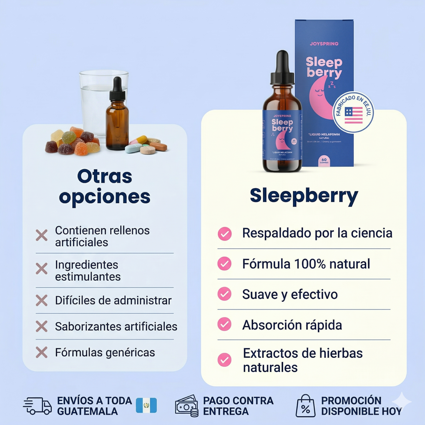 GOTAS SLEEPBERRY PARA NIÑOS 🌙 — Apoya la rutina de descanso nocturno de forma natural, sin azúcar y sin alcohol