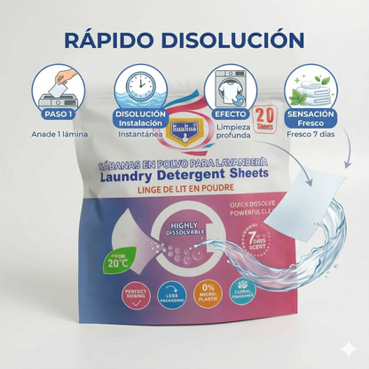👕✨ LÁMINAS DE DETERGENTE PARA LAVANDERÍA – LIMPIEZA FÁCIL Y SIN ENREDOS ✨👕