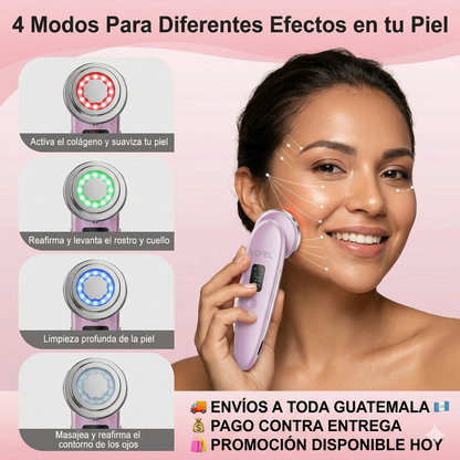 MASAJEADOR FACIAL ELÉCTRICO 4 EN 1 ✨ — Lifting, firmeza y piel luminosa desde tu casa sin gastar en spa
