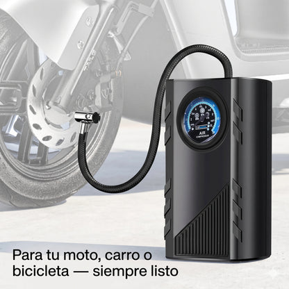 COMPRESOR DE AIRE PORTÁTIL 12V 🚗 — Inflá tus llantas en minutos sin depender de talleres ni gasolineras