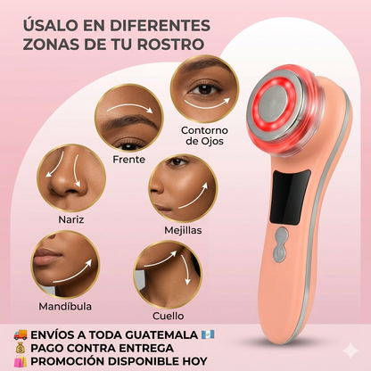 MASAJEADOR FACIAL ELÉCTRICO 4 EN 1 ✨ — Lifting, firmeza y piel luminosa desde tu casa sin gastar en spa