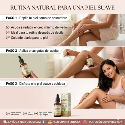 CYPERUS ROTUNDUS OIL - ELIMINA EL VELLO NO DESEADO DE FORMA NATURAL