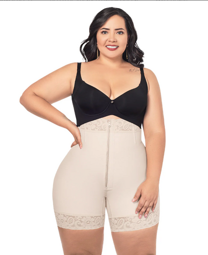 FAJA SHORT LEVANTA COLA CON CIERRE 👑 — Cintura definida, cola levantada y abdomen plano desde el primer uso