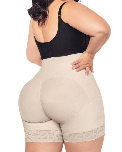 FAJA SHORT LEVANTA COLA CON CIERRE 👑 — Cintura definida, cola levantada y abdomen plano desde el primer uso