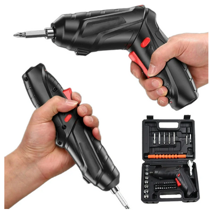 DESTORNILLADOR INALÁMBRICO 47 PCS – TODO EN UNA SOLA HERRAMIENTA ⚡🔧